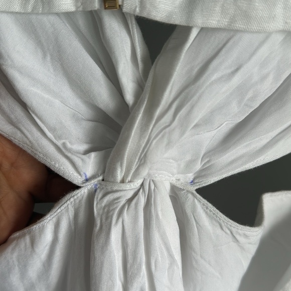 NEW Dissh TINA WHITE TWIST MIDI DRESS 6 - Picture 7 of 10